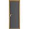 Алюминиевая межкомнатная дверь 1AP золото графит элегант