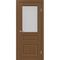 Межкомнатная дверь Тоскана багет 631.211 орех со стеклом