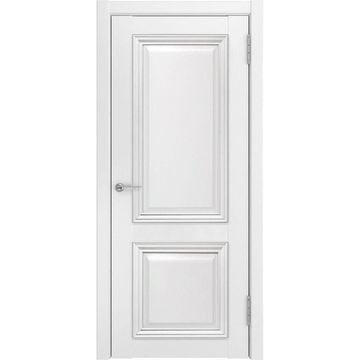 Межкомнатная дверь экошпон Luxor ЛУ-171 белая глухая