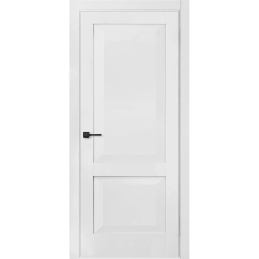 Межкомнатная дверь экошпон ДП-2 white silk глухая