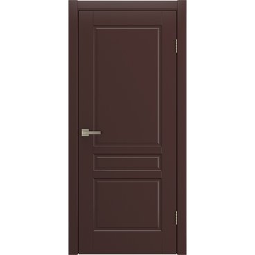 Межкомнатная дверь Бриз коричневая эмаль RAL 8016 глухая