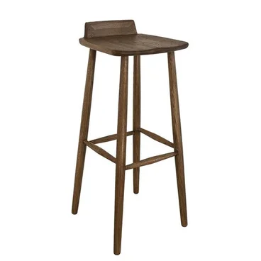 Стул барный Асти цвет терра из массива дуба