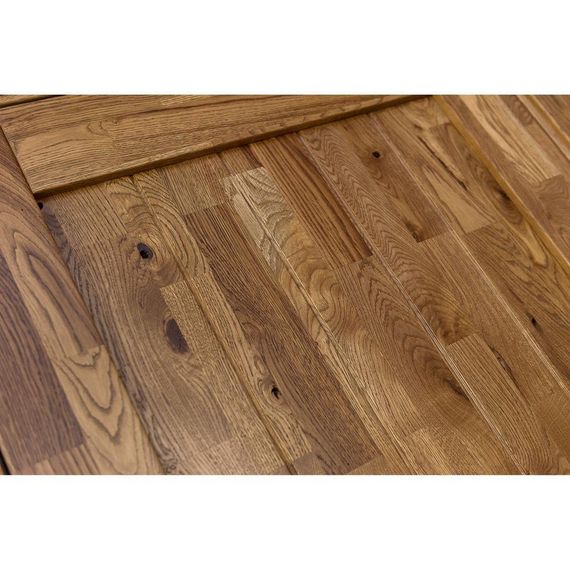 Межкомнатная дверь массив дуба Вилладжио-2 дуб рустикальный глухая