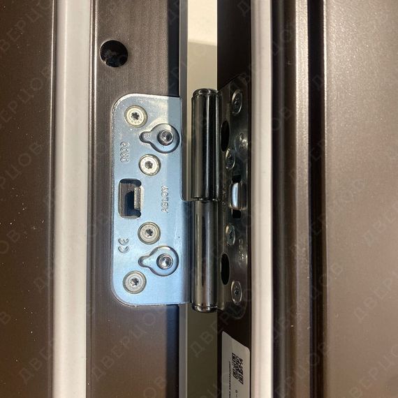 Входная дверь из массива VO2 коричневая