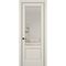 Фото межкомнатной двери керамик SC 4 жемчужный остеклённая
