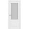 Фото двери Тоскана багет 640.21 цвет белый лёд со стеклом