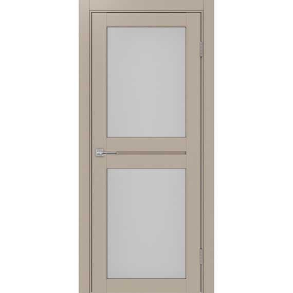 Фото двери из экошпона Турин 520.212 мокко остеклённая