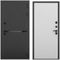 Входная дверь Горизонт чёрный кварц панель гладкая манхеттен