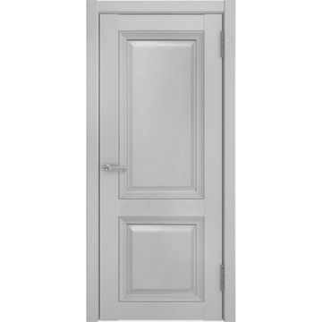 Межкомнатная дверь экошпон Luxor ЛУ-161 серая глухая