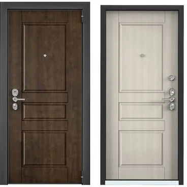 Входная дверь Ultimatum Next NC-2 орех грецкий NC-2 белый перламутр