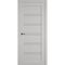 Межкомнатная дверь Porta-28 серая Shellac Grey со стеклом