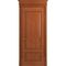 Межкомнатная дверь массив дуба Viporte Классика 1 табачный глянец глухая