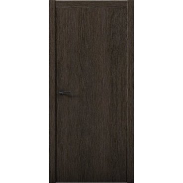 Межкомнатная дверь Плутоний 1 дуб тёмный глухая