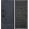 Входная дверь Осло бетон антрацит панель сборная грей