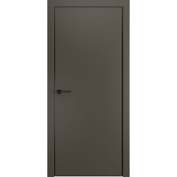 Фото двери пэт Премьер антрацит AL Black глухая