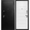 Входная дверь С-1 титан чёрный панель сборная белоснежная