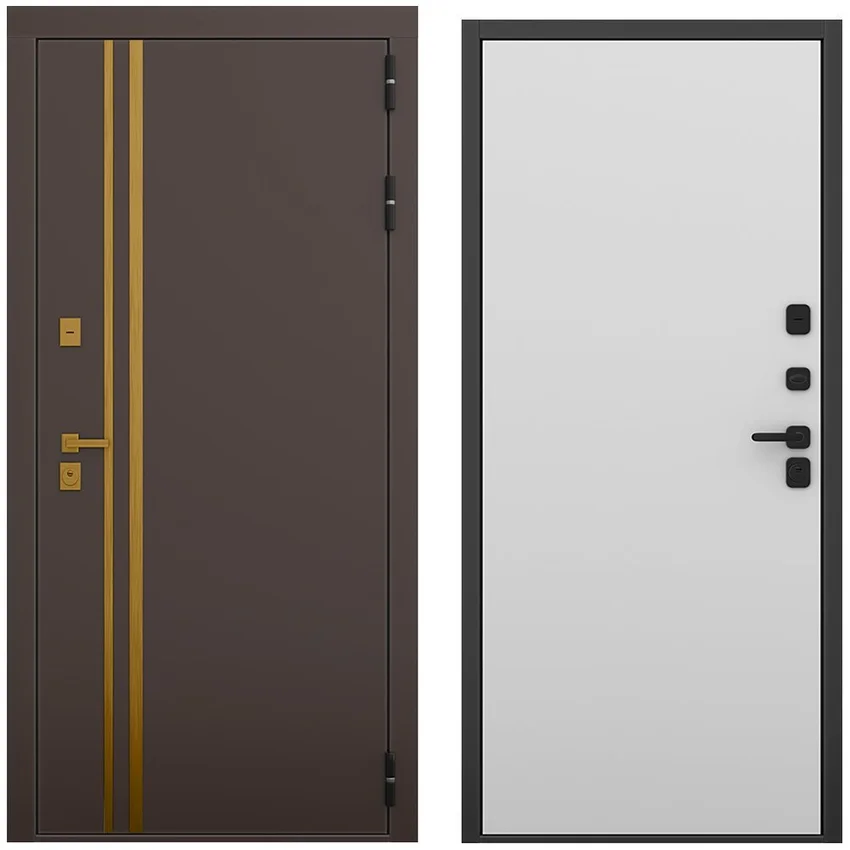 ходная дверь Баухаус амаретто силк панель гладкая манхеттен