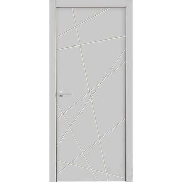 Межкомнатная дверь эмаль Стокгольм белая глухая