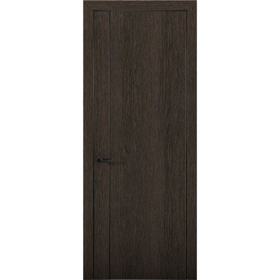 Межкомнатная дверь Плутоний 10 дуб тёмный глухая