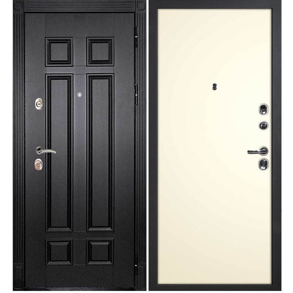 Входная дверь Гера 2 венге панель гладкая магнолия