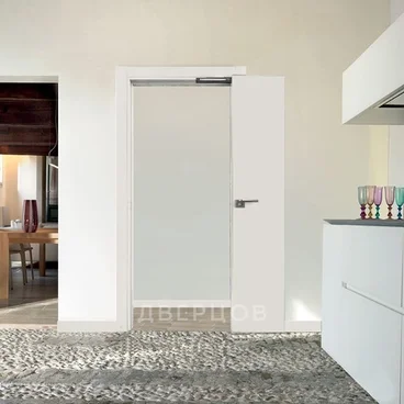 Складная дверь Compack 1PE крем вайт