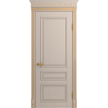 Межкомнатная дверь массив ясеня Viporte Рим прованс глянец глухая