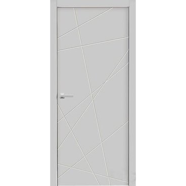 Межкомнатная дверь эмаль Стокгольм белая глухая