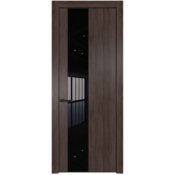 Межкомнатная дверь Profil Doors 19NA дуб тобакко остеклённая