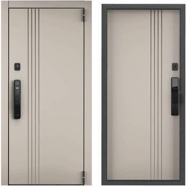 Входная дверь Cyber CBR-27 ПВХ Холст латте CBR-27 ПВХ Холст латте