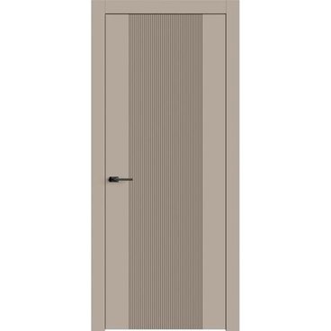 Межкомнатная дверь эмаль Ofram Линнея 3 капучино глухая