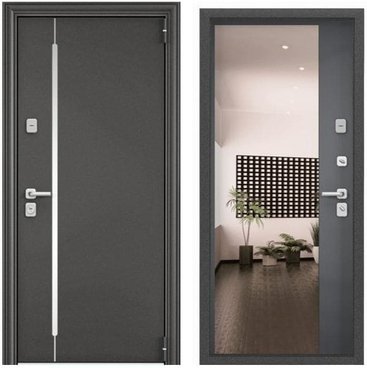 Входная дверь Super Omega PRO MP колоре гриджио SP-18N ПВХ оскуро OP-MM