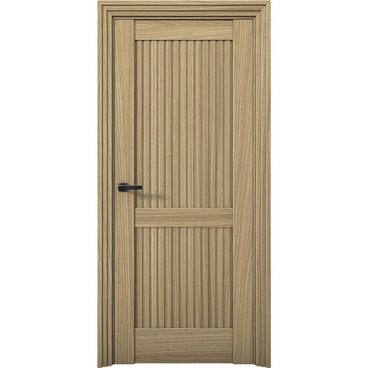 Межкомнатная дверь Никель 2 дуб светлый глухая
