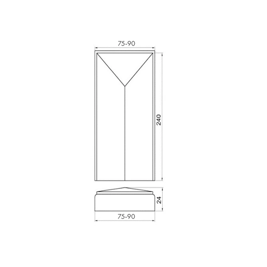Цоколь №2 массив дуба Porte Vista