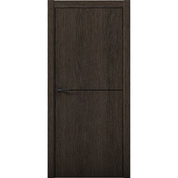 Межкомнатная дверь Плутоний 2 дуб тёмный глухая