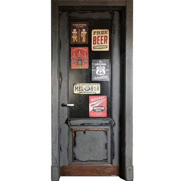 Межкомнатная дверь Лофт Ливорно остеклённая