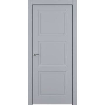 Межкомнатная дверь эмаль Классика 33 RAL 7047 глухая