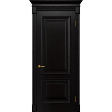 Межкомнатная дверь массив дуба Alvero Екатерина венге глухая