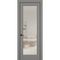 Фото межкомнатной двери керамик SC 3 серый остеклённая