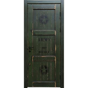 Межкомнатная дверь Лофт Армия глухая