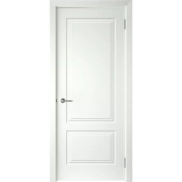 Межкомнатная дверь эмаль Левел-2 белая глухая