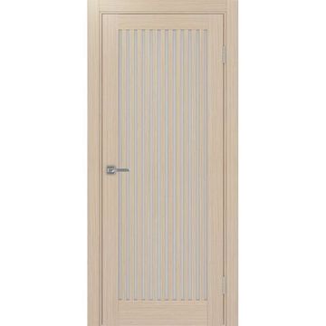Межкомнатная дверь экошпон Турин 543.2 белёный дуб остеклённая