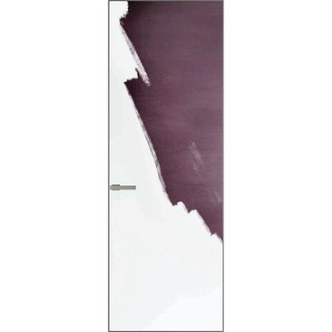 Межкомнатная скрытая дверь под покраску Profil Doors 0PA профиль никель