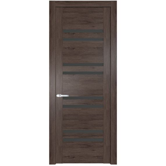 Межкомнатная дверь 1.6N дуб тобакко остеклённая