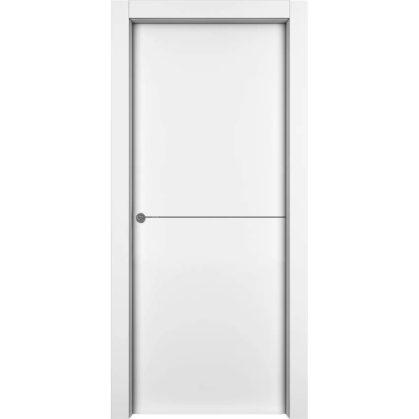 Межкомнатная дверь эмаль 1001 M1 белая глухая