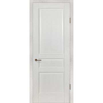 Межкомнатная дверь шпон Прованс 9 белый ясень глухая