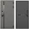Входная дверь Пиано S антрацит силк панель горизонт антрацит