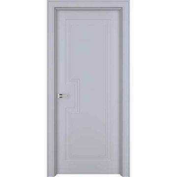 Межкомнатная дверь эмаль Паспарту-П RAL 7047 глухая