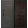 Входная дверь Линея-214 панель фрезерованная PR-150 дуб морёный