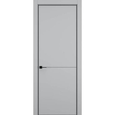 Межкомнатная дверь керамик MN 2 шеллак серый глухая