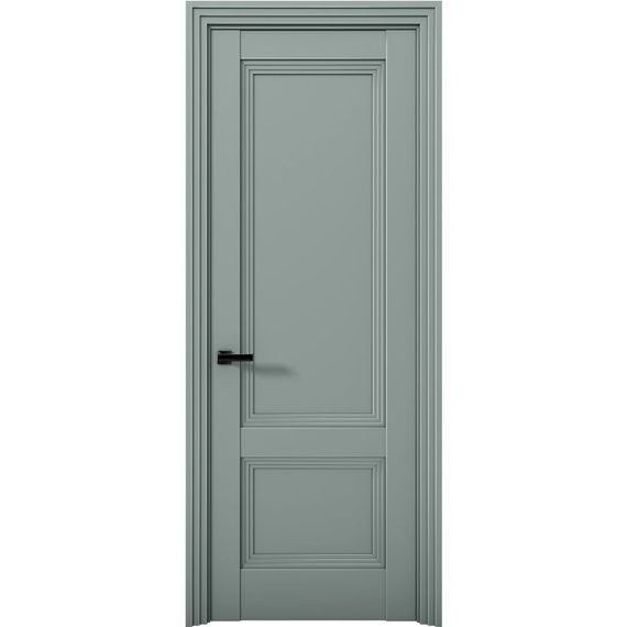 Межкомнатная дверь экошпон Кобальт 39 Deep Green глухая
